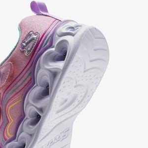 Skechers S-lights Heart Lights Retro Hearts 302689L-LPMT Işıklı Ortopedik Çocuk Spor Ayakkabı