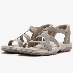 Skechers Reggae Slim-Stretch Flex 163460 Ortopedik Kadın Sandalet