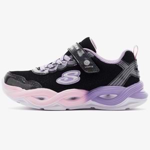 Skechers Twisty Glow 303717L-BKMT Ortopedik Işıklı Çocuk Spor Ayakkabı