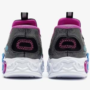 Skechers Infinite Heart Lights Eternal Shimmer 303755L-BKMT Ortopedik Işıklı Çocuk Spor Ayakkabı