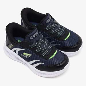 Skechers Meteor Lights Brisk Beams 403848N-NVBK Işıklı Ortopedik Çocuk Bebek Spor Ayakkabı