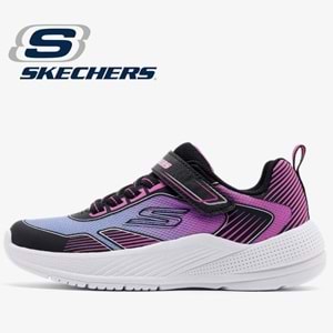 Skechers Microspec Advance Oasıs Poınt 303657L-BKMT Ortopedik Çocuk Spor Ayakkabı