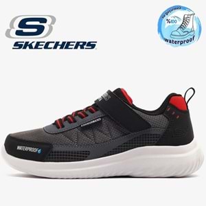 Skechers Bounder 2.0 Aqua Pace Waterproof 406341L-BKCC Ortopedik Çocuk Spor Ayakkabı