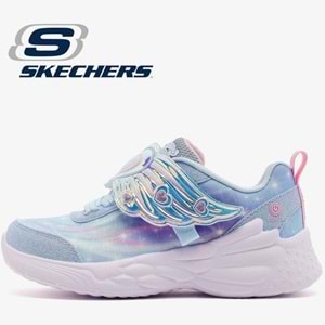 Skechers Dream Racer 303067L-LTBL Işıklı Ortopedik Çocuk Spor Ayakkabı