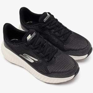 Skechers Go Run Now 129735-BKW Unisex Spor Ayakkabı