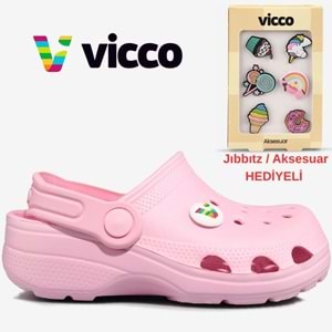 Vicco Didim Jıbbıtz Aksesuar Hediyeli Ortopedik Unisex Çocuk Terlik