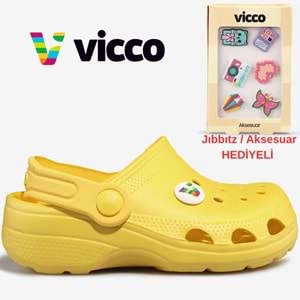 Vicco Didim Jıbbıtz Aksesuar Hediyeli Ortopedik Unisex Çocuk Terlik