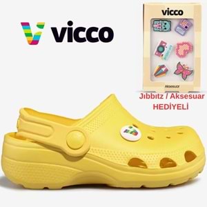 Vicco Didim Jıbbıtz Aksesuar Hediyeli Ortopedik Unisex Çocuk Terlik