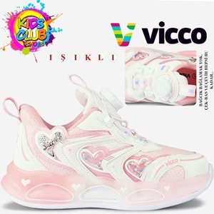 Vicco Benetti Akıllı Bağcıklı Işıklı Ortopedik Çocuk Spor Ayakkabı