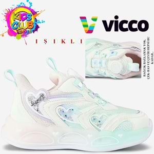 Vicco Benetti Akıllı Bağcıklı Işıklı Ortopedik Çocuk Spor Ayakkabı