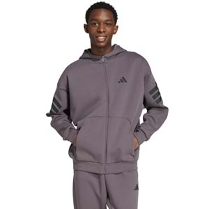 Adidas M FI 3S FZ Sweatshirt Jacket Erkek Eşofman Üstü