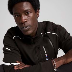 Puma Bmw MMS Hoodie Fermuarlı Jacket 630616-01 Erkek Eşofman Üstü