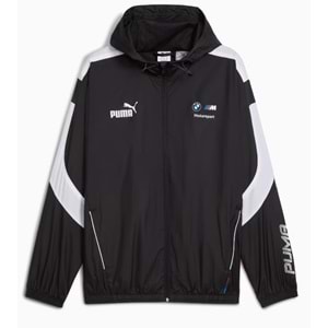 Puma BMW MMS MT7+ Wındbreaker 633172-01 Kapüşonlu Yağmurluk Eşofman Üstü Erkek Ceket