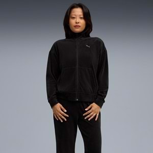 Puma Velour Rib Suit 688164-01 Kadın Eşofman Takımı