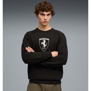 Puma Ferrari Tonal Shield CN 632788-01 Erkek Sweatshirt