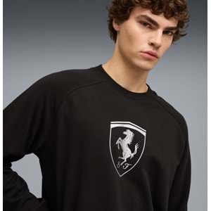 Puma Ferrari Tonal Shield CN 632788-01 Erkek Sweatshirt