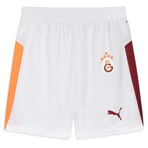 Galatasaray S.k. Shorts 25/26 İç Saha Parçalı Beyaz Şort Erkek Futbol Şortu