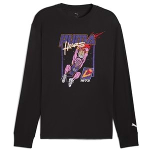 Puma Hoopstel LS Tee 632903-01 Tişört Erkek T-Shirt