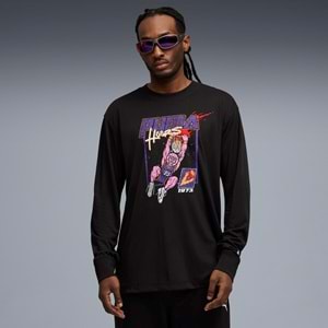 Puma Hoopstel LS Tee 632903-01 Tişört Erkek T-Shirt