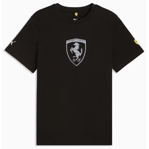 Puma Ferrari Tonal Shield Tee 635311-01 Tişört Erkek T-Shirt