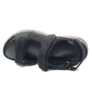 Forelli Paprika Hakiki Deri Comfort Ortopedik Kadın Sandalet