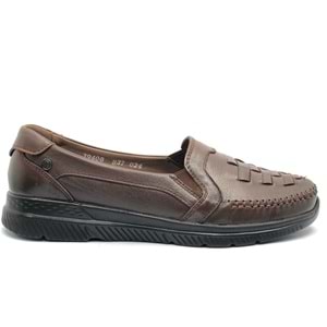 Forelli Olivia Hakiki Deri Ortopedik Comfort Kadın Casual Ayakkabı