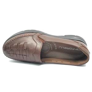 Forelli Olivia Hakiki Deri Ortopedik Comfort Kadın Casual Ayakkabı