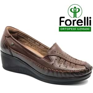 Forelli Sahra Hakiki Deri Ortopedik Comfort Kadın Casual Ayakkabı