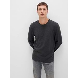 Mavi 064622-26834 Uzun Kollu Dokulu Tişört Erkek T-Shirt