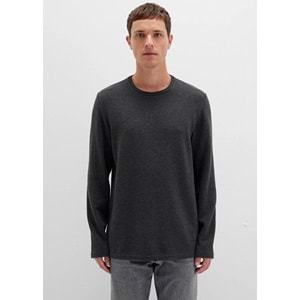 Mavi 064622-26834 Uzun Kollu Dokulu Tişört Erkek T-Shirt