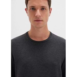 Mavi 064622-26834 Uzun Kollu Dokulu Tişört Erkek T-Shirt