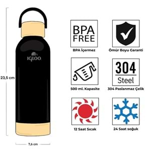 Igloo Hydrate Pro Botte 500ml Termos Matara