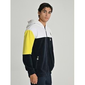 Fenerbahçe S.K. 25/26 Tribün Üç Renkli Polar Erkek Sweatshirt