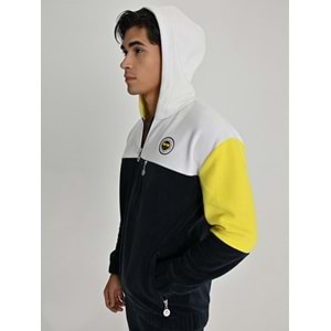 Fenerbahçe S.K. 25/26 Tribün Üç Renkli Polar Erkek Sweatshirt