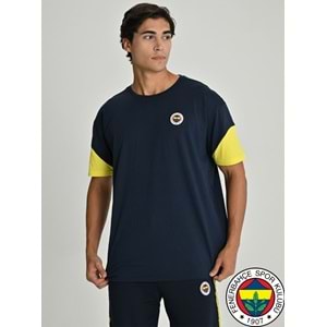 Fenerbahçe S.K. 25/26 Sezon Tribün Mesh Baskılı Oversize Fit Tişört Tribün Forması