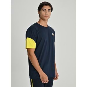 Fenerbahçe S.K. 25/26 Sezon Tribün Mesh Baskılı Oversize Fit Tişört Tribün Forması