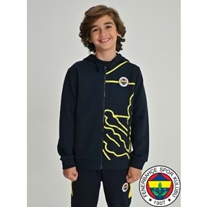 Fenerbahçe S.K. 25/26 Tribün All Over Baskı Çocuk Sweatshirt