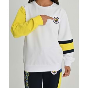 Fenerbahçe S.K. 25/26 Tribün 6 Renk Logolu Çocuk Sweatshirt