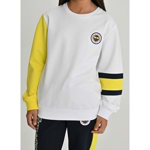 Fenerbahçe S.K. 25/26 Tribün 6 Renk Logolu Çocuk Sweatshirt