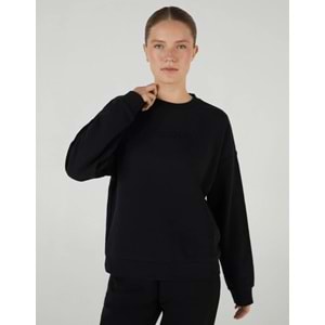 Skechers W Essential Crew Neck S242109-001 Sweatshirt Kadın Sweatshirt