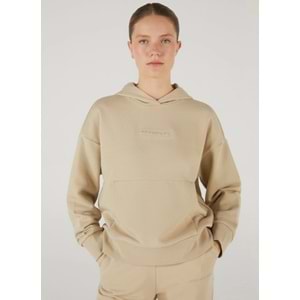 Skechers W Essential Hoodie Sweatshirt S242111-013 Kadın Kapüşonlu Sweatshirt