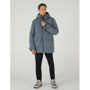 Skechers M Outerwear Coated Jacket S242049-003 Erkek Günlük Mont