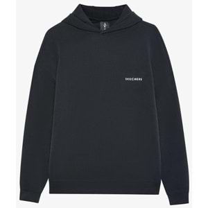 Skechers M Soft Touch Hoodie Sweatshirt S242156-001 Erkek Kapüşonlu Sweatshirt