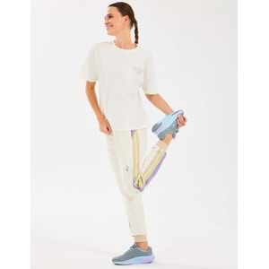 Skechers W Diagonal Lw Fleece Jogger Sweatpant S2510048-102 Kadın Eşofman Altı