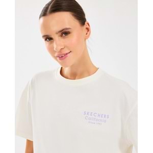 Skechers W Loose Fit Graphic Tee T-Shirt S2510134-102 Kadın Tişört