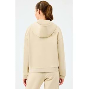 Skechers W Essential Full Zip Sweatshirt S2610016-1550 Kadın Kapüşonlu Fermuarlı Sweatshirt