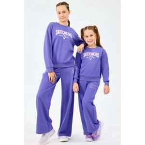 Skechers SK2520080-3996 Lw Fleece Crewneck Kız Çocuk Sweatshirt