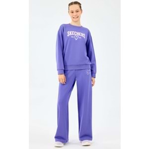 Skechers SK2520080-3996 Lw Fleece Crewneck Kız Çocuk Sweatshirt