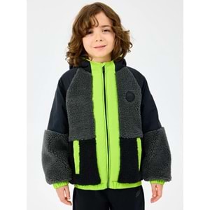 Skechers B Outdoor Fleece Full Zip Sherpa SK2520045-1602 Erkek Çocuk Mont