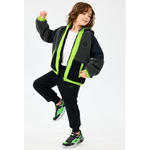 Skechers B Outdoor Fleece Full Zip Sherpa SK2520045-1602 Erkek Çocuk Mont